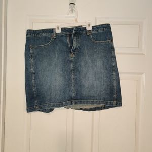 Denim Skort